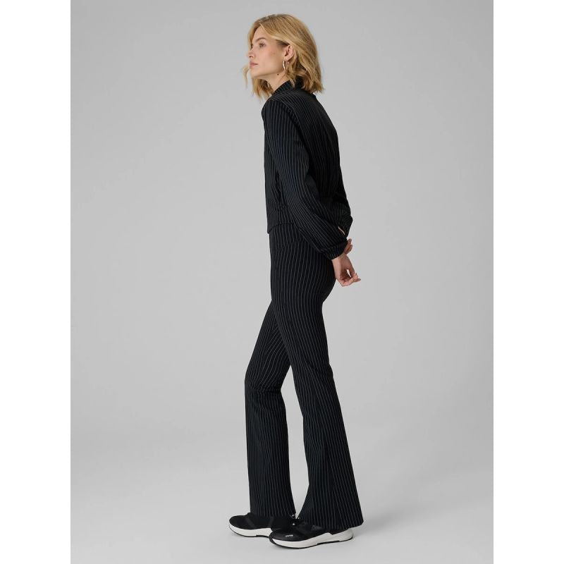 Women's striped leggings with flared legs 4F 4FRAW26TTIGF383-20S