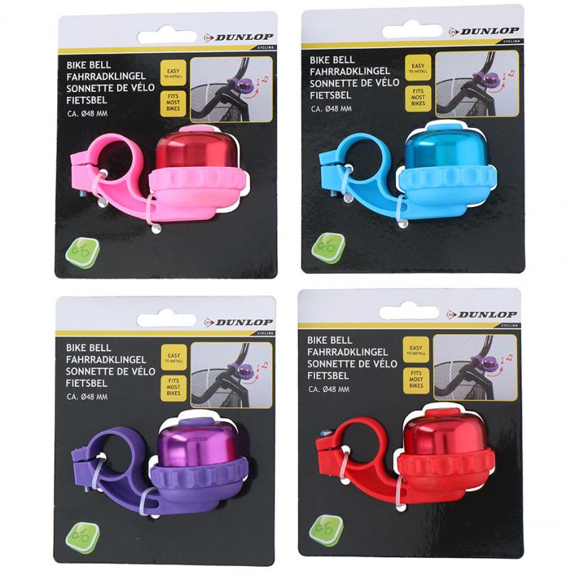 Dunlop Bell D48mm 4ass AL 53127 Bicycle Bell Accessories/Bicycle/Akcesoria rowerowe Your Sports Performance