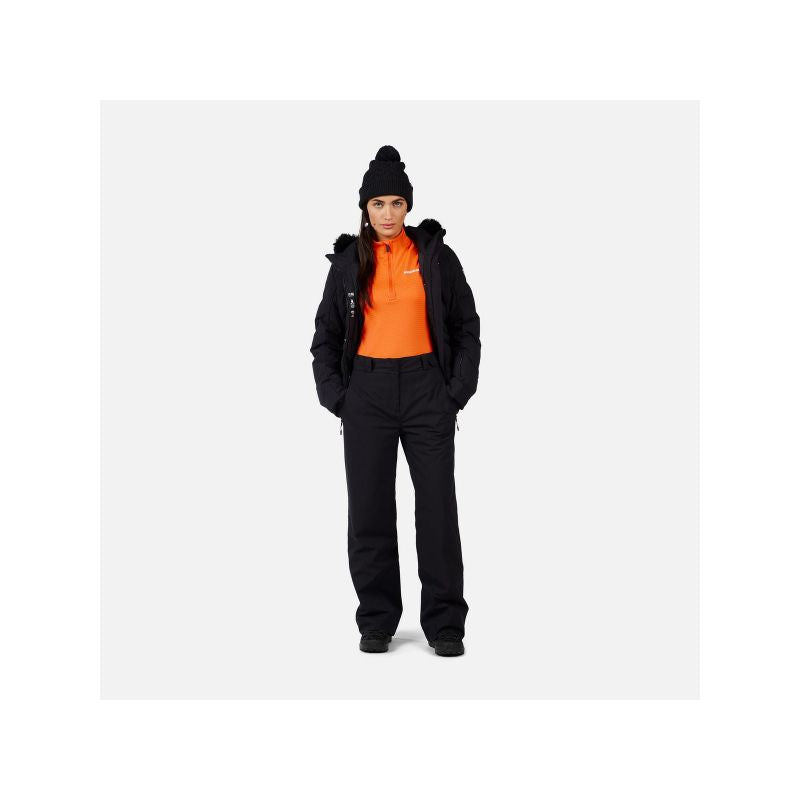 Women's ROSSIGNOL W Strawpile Insulated Pant ski trousers, black