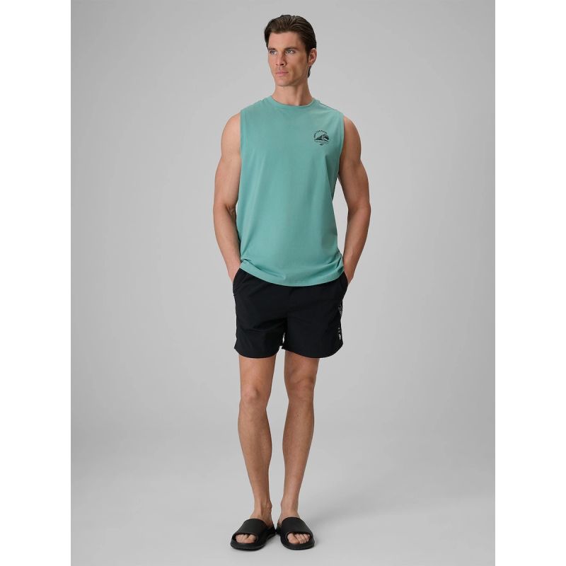 Men's relaxed sleeveless T-shirt with print 4F 4FRSS26TSLEM365-47S 4f