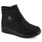 News W EVE437A black wedge snow boots Footwear/Outdoor/News Your Sports Performance