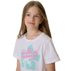 T-shirt for girls 4F F2938 white 4FJWSS26TTSHF2938 10S