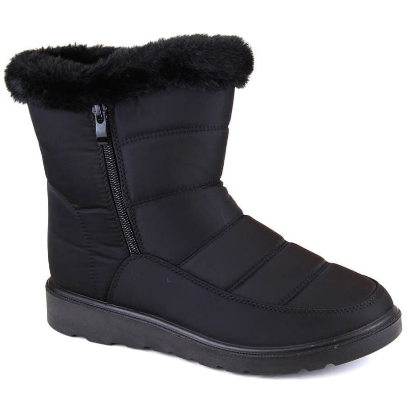 Potocki W WOL197 insulated snow boots with fur, black Footwear/Outdoor/Potocki Your Sports Performance