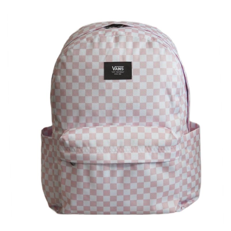 Vans Old Skool Grom Check Coral 18L School Backpack - VN000J3KD3X1 Akcesoria i sprzęt koszykarski/Torby i plecaki Your Sports Performance