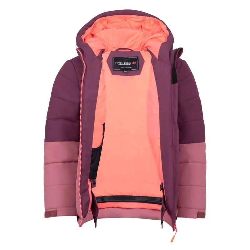 Trollkids Kids' Hemsedal Snow Jacket XT deep ruby/frozen berry (513-253)