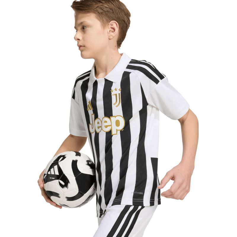 adidas Juventus 26/27 kids' jersey white and black KB8836