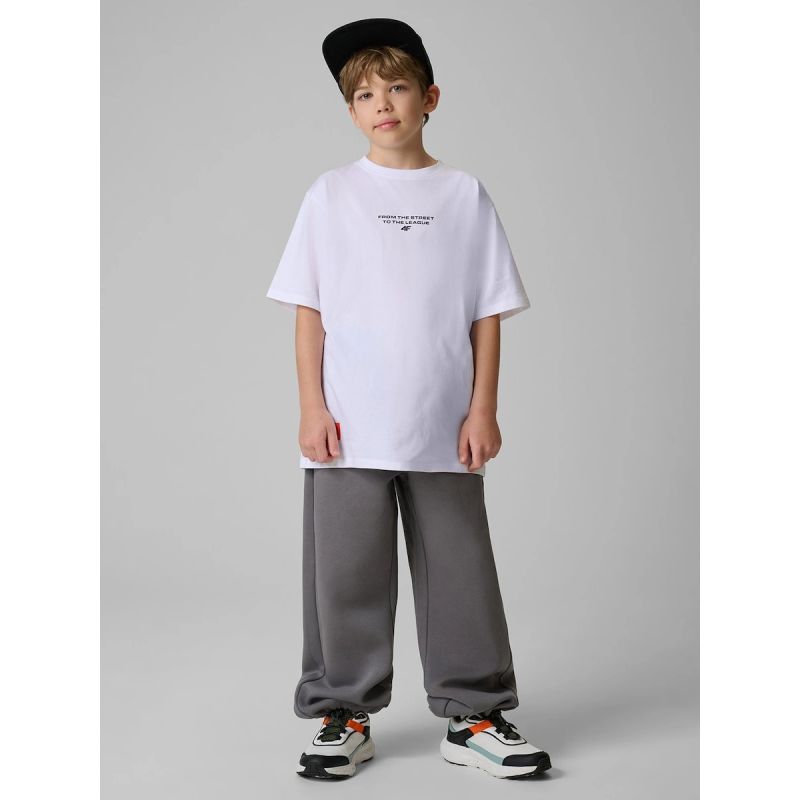 Boys' jogger sweatpants 4F 4FJRSS26TTROM1920-25S