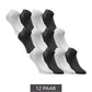 Jack&Jones Unisex socks 12 pack 12260511 BLK/WHT Clothing/Lifestyle/Socks/Jack & Jones Your Sports Performance