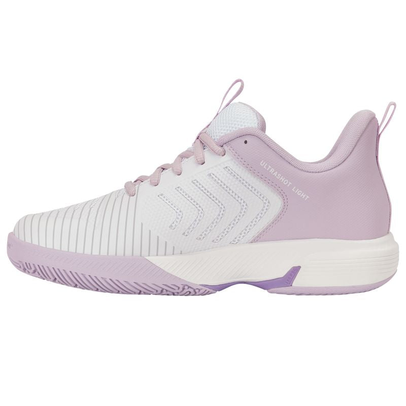 K-Swiss US LGHT PADEL WHITE/ORCHID HUSH/PURPLE ROSE-M (94901-160-M)