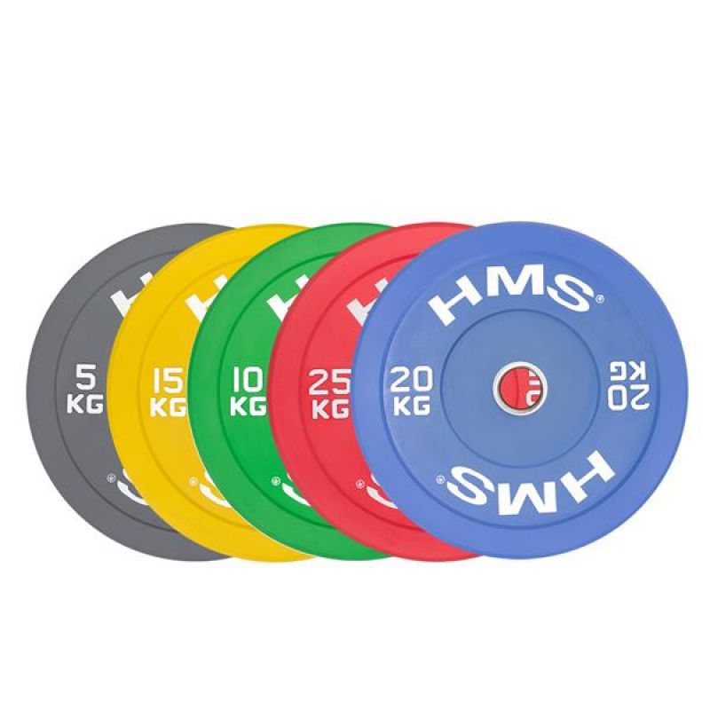 HMS GREEN BUMPER Olympic plate 10 kg CBR10 Accessories/Training equipment Your Sports Performance