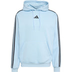 adidas Essentials 3-Stripes Fleece Hoodie for men, light blue KY4170