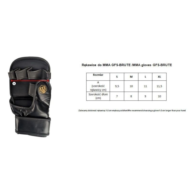 GFS-BRUTE MMA Gloves MASTERS FIGHT EQUIPMENT