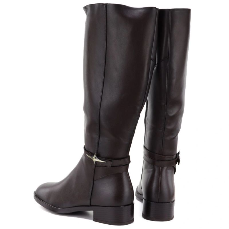 Chocolate Brown Women’s Officer Boots Potocki SZ12862