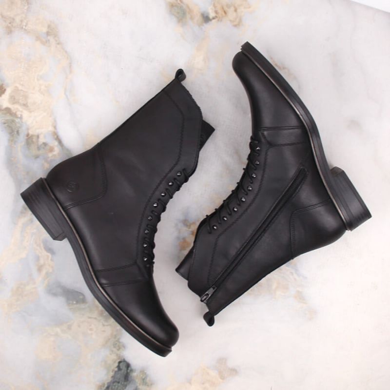 Comfortable, insulated leather boots Remonte W RKR630, black Footwear/Outdoor/Rieker Your Sports Performance