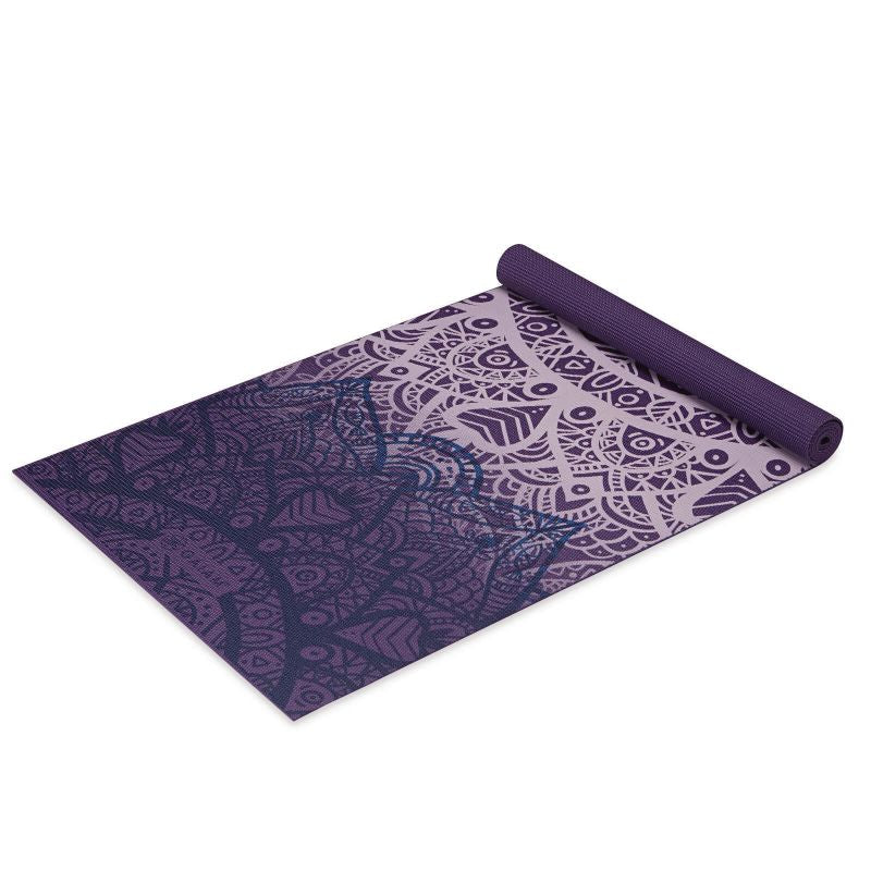 Gaiam Purple Lattice Yoga Mat 4 mm 64747 Accessories/Training equipment Your Sports Performance
