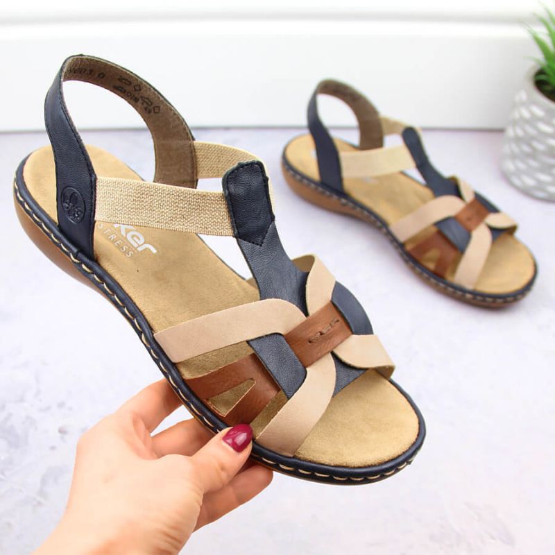Comfortable Rieker W RKR662 multicolor sandals Footwear/Lifestyle/Rieker Your Sports Performance