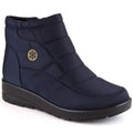 News W EVE437B navy blue wedge snow boots Footwear/Outdoor/News Your Sports Performance
