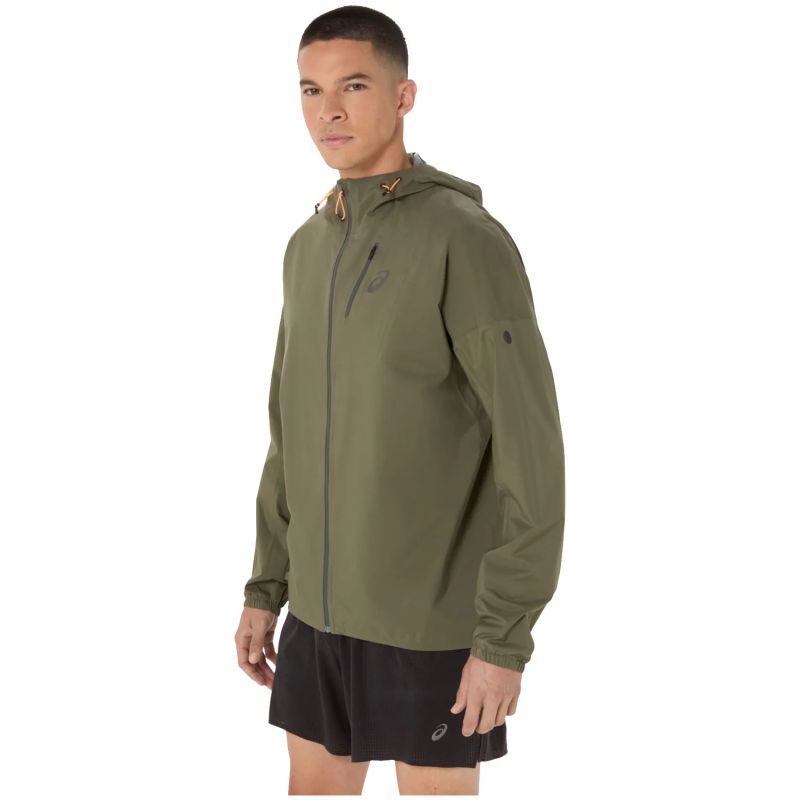 Asics FujiTrail Elite Waterproof Jacket 2011D265-301 Green L In preparation Your Sports Performance