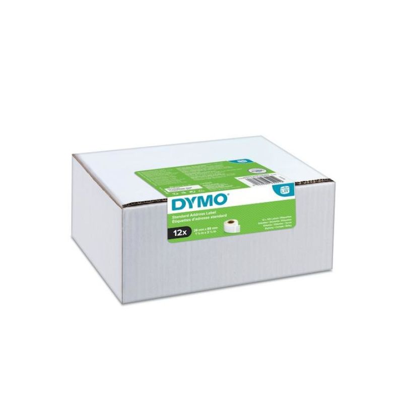 Advantage pack/12 roll of 13 labels 28x89 white Auto ID/Etykiety samoprzylepne Your Sports Performance