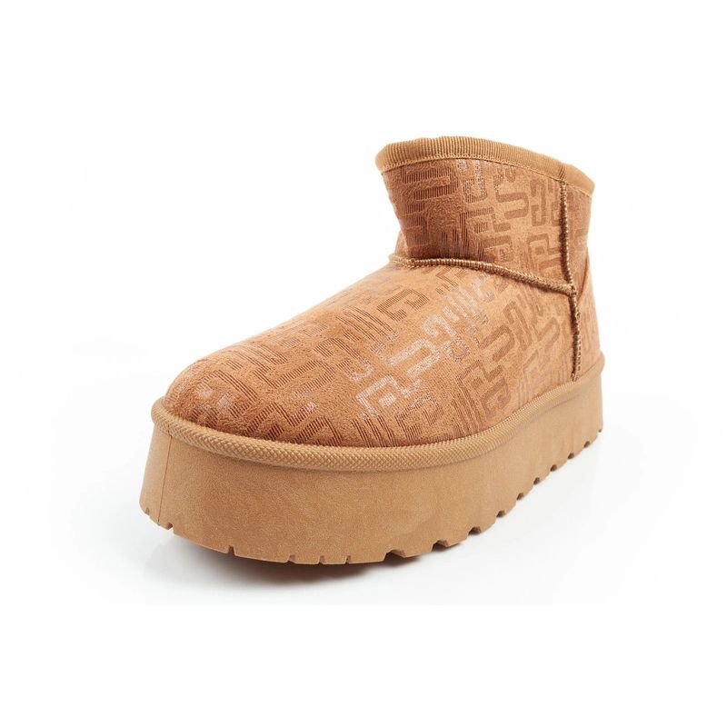 Lee Cooper women's winter snow boots, fashionable fur lined ankle boots, brown Lee Cooper