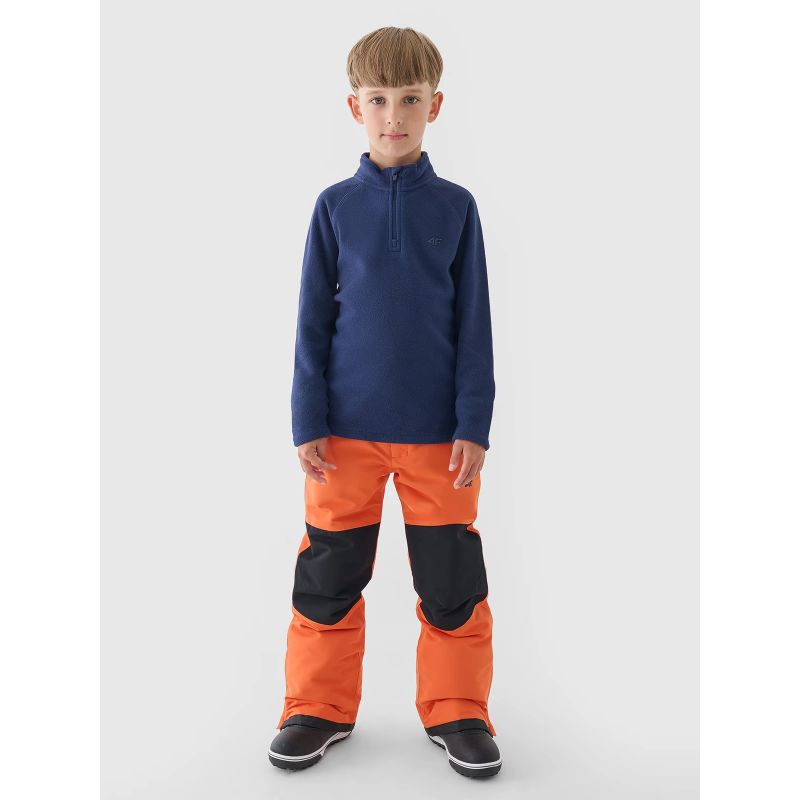 Boy's fleece thermal underwear (top) 4F Junior 4FJWAW24UFLEM050-31S *Kategoria tymczasowa Your Sports Performance