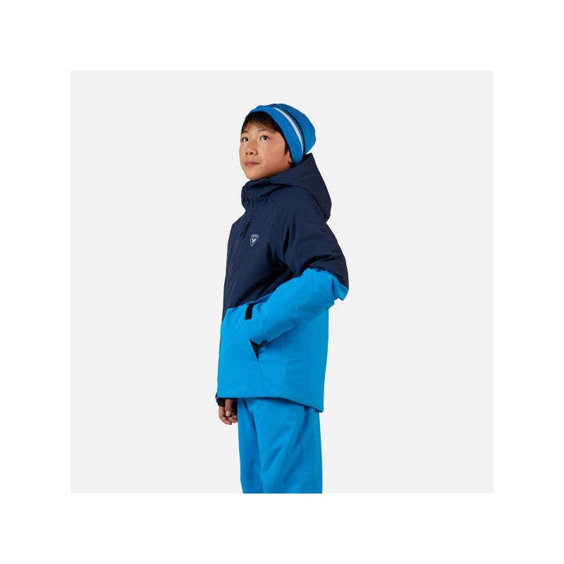 ROSSIGNOL Jr Wispile Jkt Blue Children's Ski Jacket