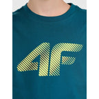 Boy's cotton T-shirt 4F 4FJWAW26TTSHM3508-40S