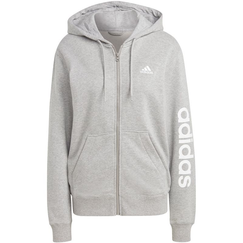 adidas Essentials Linear Full-Zip French Terry Hoodie W IC6866 Clothing/Lifestyle/adidas Adidas