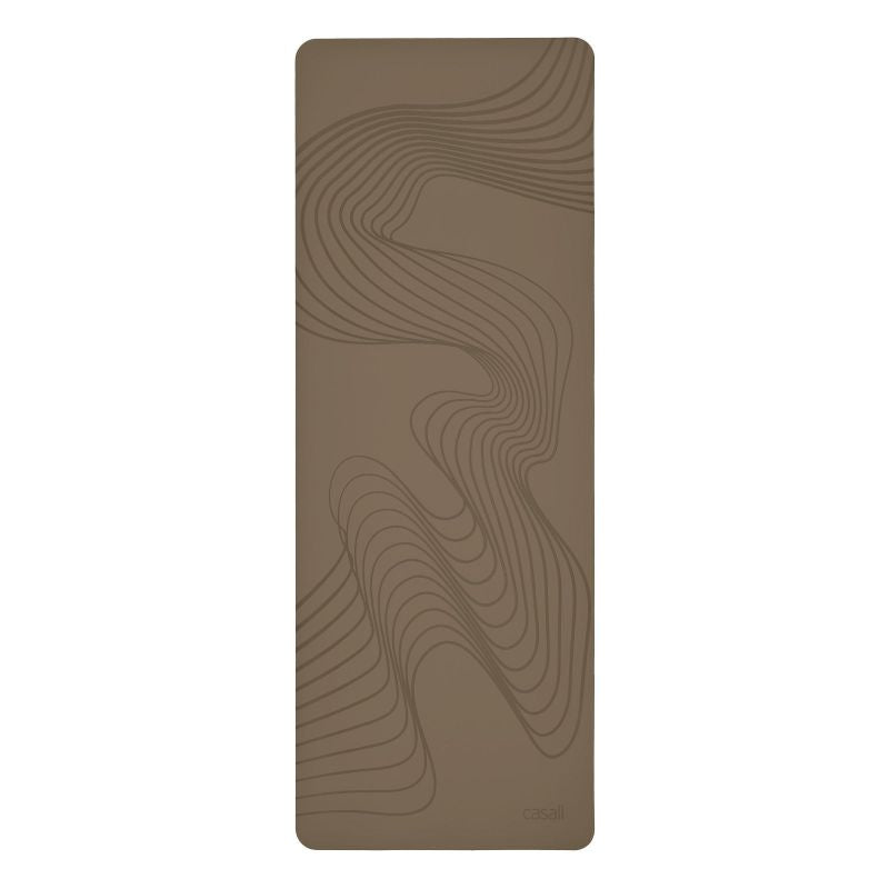 CASALL Yoga Mat Grip & Cushion III Surge 5mm, brown