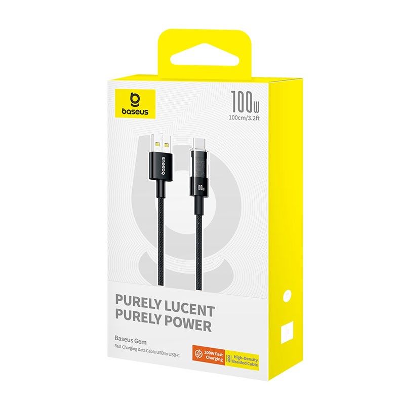 Baseus Gem USB-USB C Cable 100W 1m (Black) In preparation Your Sports Performance