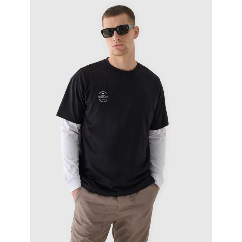 Smooth unisex oversize T-shirt 4F 4FRAW24TTSHU2672-20S *Kategoria tymczasowa Your Sports Performance