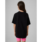 Girls' loose plain T-shirt 4F 4FJRSS26TTSHF3984-20S