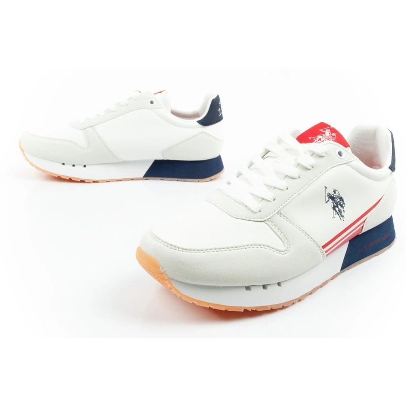 US Polo Assn sports shoes sneakers men's fashionable comfortable white Your Sports Performance