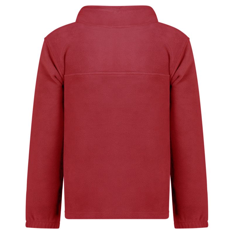 Geographical Norway TEQUATEUR BURGUNDY DB MEN 233 Men's Fleece Jacket (WZ6696H/GN-BURGUNDY)