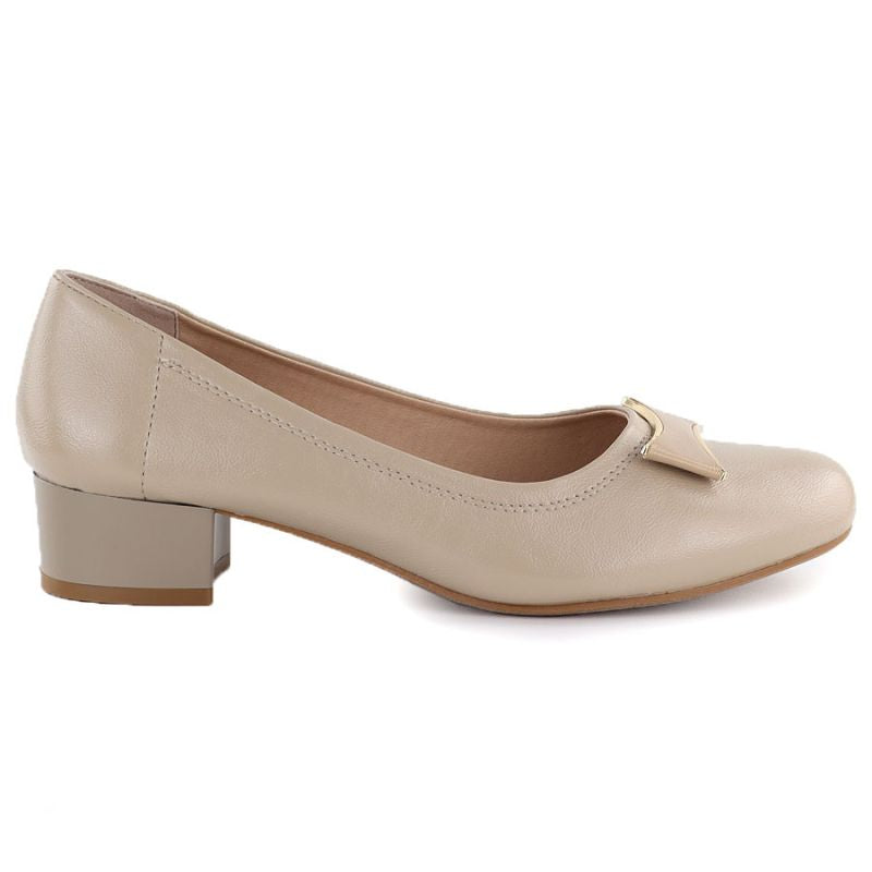 Beige women's pumps Jezzi 200-15 To be categorized Your Sports Performance