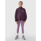 Girls' sweatshirt without zipper, without hood 4F 4FJRSS25TSWSF2058-50S *Kategoria tymczasowa Your Sports Performance
