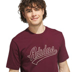 adidas Varsity Tailsweep Graphic Men's T-Shirt in Burgundy KS2180