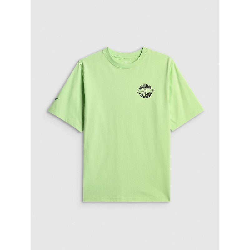 Boy's cotton T-shirt 4F 4FJRSS26TTSHM3905-45S