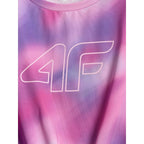 Girls' quick-drying sports crop-top 4F 4FJRSS26TFTSF2387-90A 4f