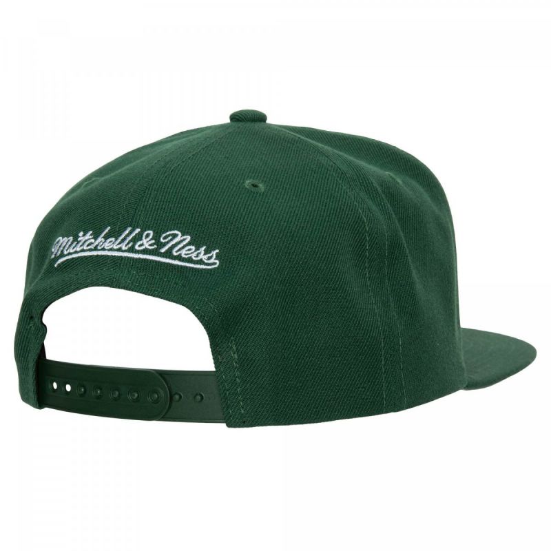 Mitchell & Ness NBA Team Ground 2.0 Snapback Milwaukee Bucks Cap HHSS3256-MBUYYPPPGREN Clothing/Basketball/Mitchell & Ness Your Sports Performance