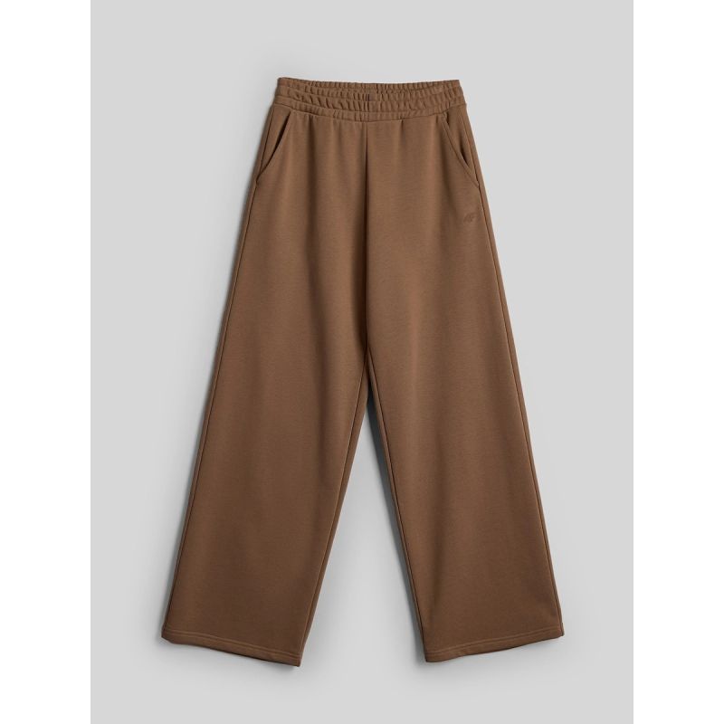 Women's wide-leg sweatpants 4F 4FRAW26TTROF2105-82S