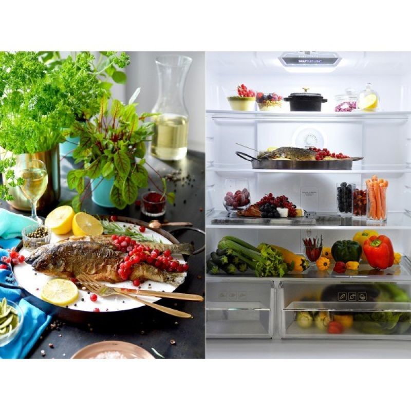 Sam Cook Multi Door Refrigerator PSC-WG-1010/B Black AGD - Produkty/Lodówki wolnostojące Your Sports Performance