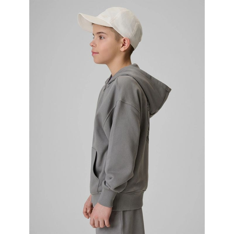 Boy's loose hooded sweatshirt 4F 4FJRSS26TSWSM2934-25S