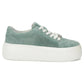 Women's leather sneakers openwork green Filippo DP7520/26 Filippo