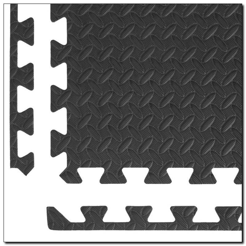 Dark gray puzzle mat 9 pieces 12mm HMS MP12 In preparation Your Sports Performance