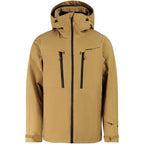 Men’s PROTEST PRTTIMOTHY hooded ski/snowboard jacket with zip, brown