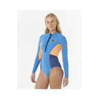 RIP CURL G-Bomb Women's Foam 1.5Mm Ls Fz Full Spring Blue