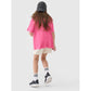 Girls' oversize plain T-shirt 4F 4FJWSS25TTSHF1851-54S *Kategoria tymczasowa Your Sports Performance