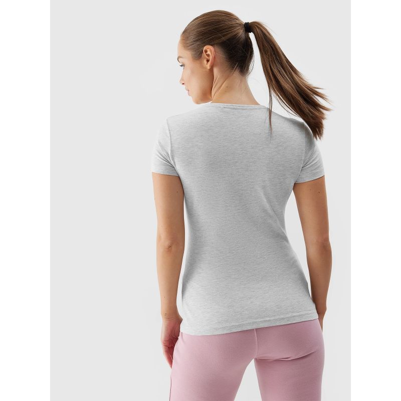 Women's elastic slim plain T-shirt 4F *Kategoria tymczasowa Your Sports Performance