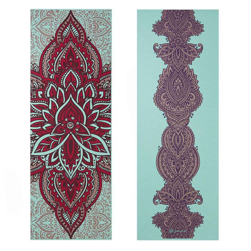 Yoga mat Gaiam Ara Rouge reversible 6 mm 63368 Accessories/Training equipment Your Sports Performance